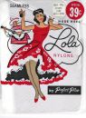 Lola Vintage US Nylon Stockings Nude Heel 9,5